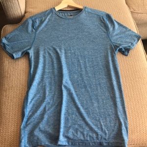 Blue work out shirt